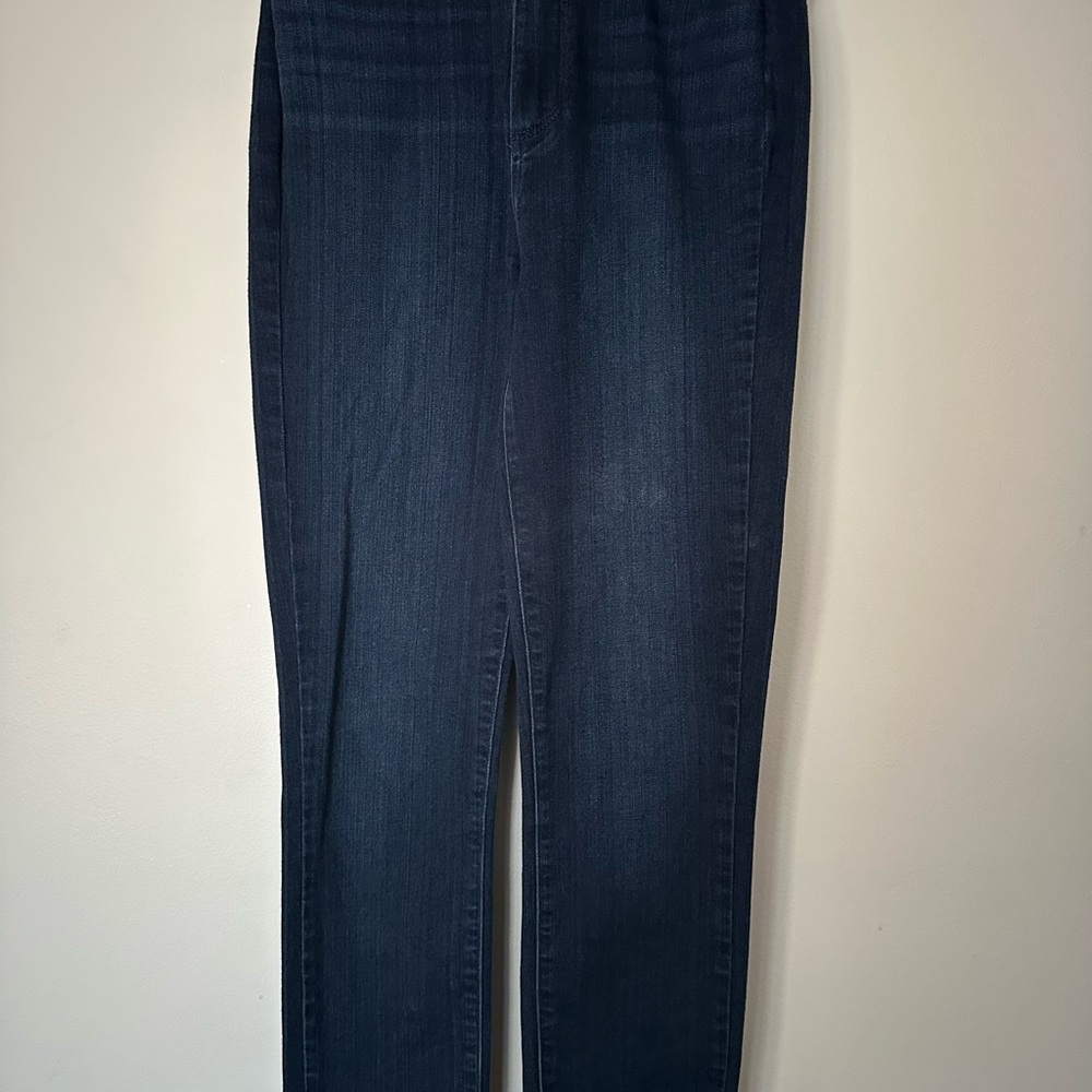 PAIGE Margot Ultra Skinny  Blue Straight Jeans